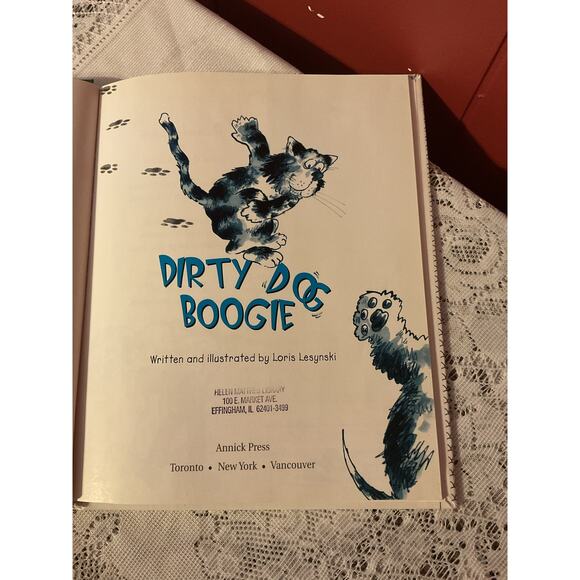 1999 Hardback “Dirty Dog Boogie” By Lois Lesynski - Picture 3 of 10